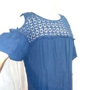 Cold Shoulder Midi Dress